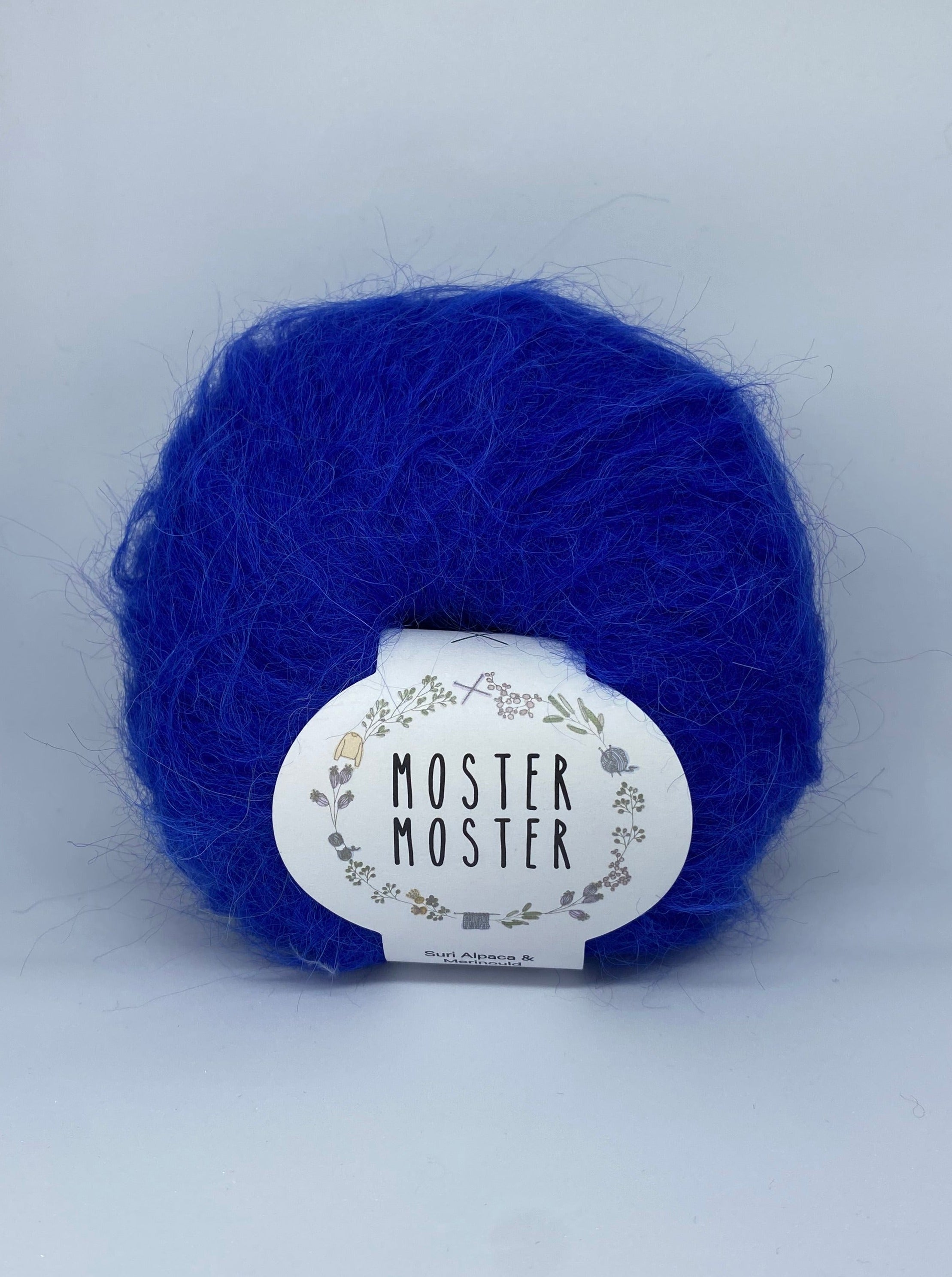 COBALT BLUE (SURI ALPACA & MERINO WOOL)